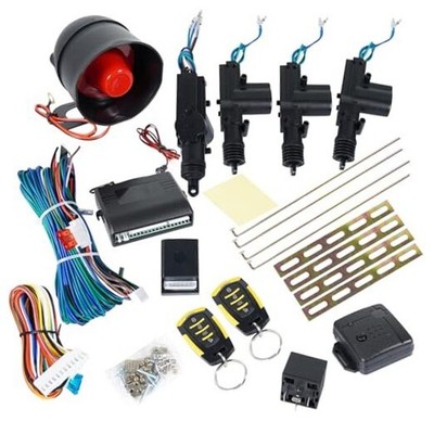  Car Remote Central Locking Kit Keyless Car Door Anti-Theft Alarm System Kit 