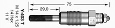 Bougies de préchauffage Ford MAVERICK