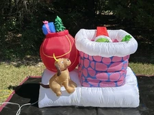 Gemmy  6’ Animated Grinch With Max Lighted Christmas Inflatable Airblown —-READ-