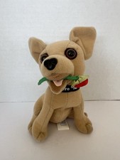 Taco Bell VTG Yo Quiero Chihuahua Dog Rose In Mouth Fast Food Plush Applause