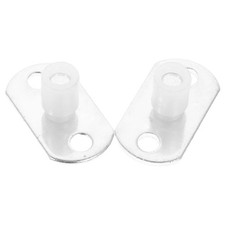  2 Pcs Floor Bottom Guide Stop Sliding Door Track Runner Barn Guides