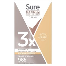 Women Maximum Protection Sport Strength Antiperspirant Deodorant Cream Stick