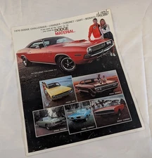 1970 DODGE Original Sales Brochure Catalog Challenger-Charger-Monaco-Polara-Dart