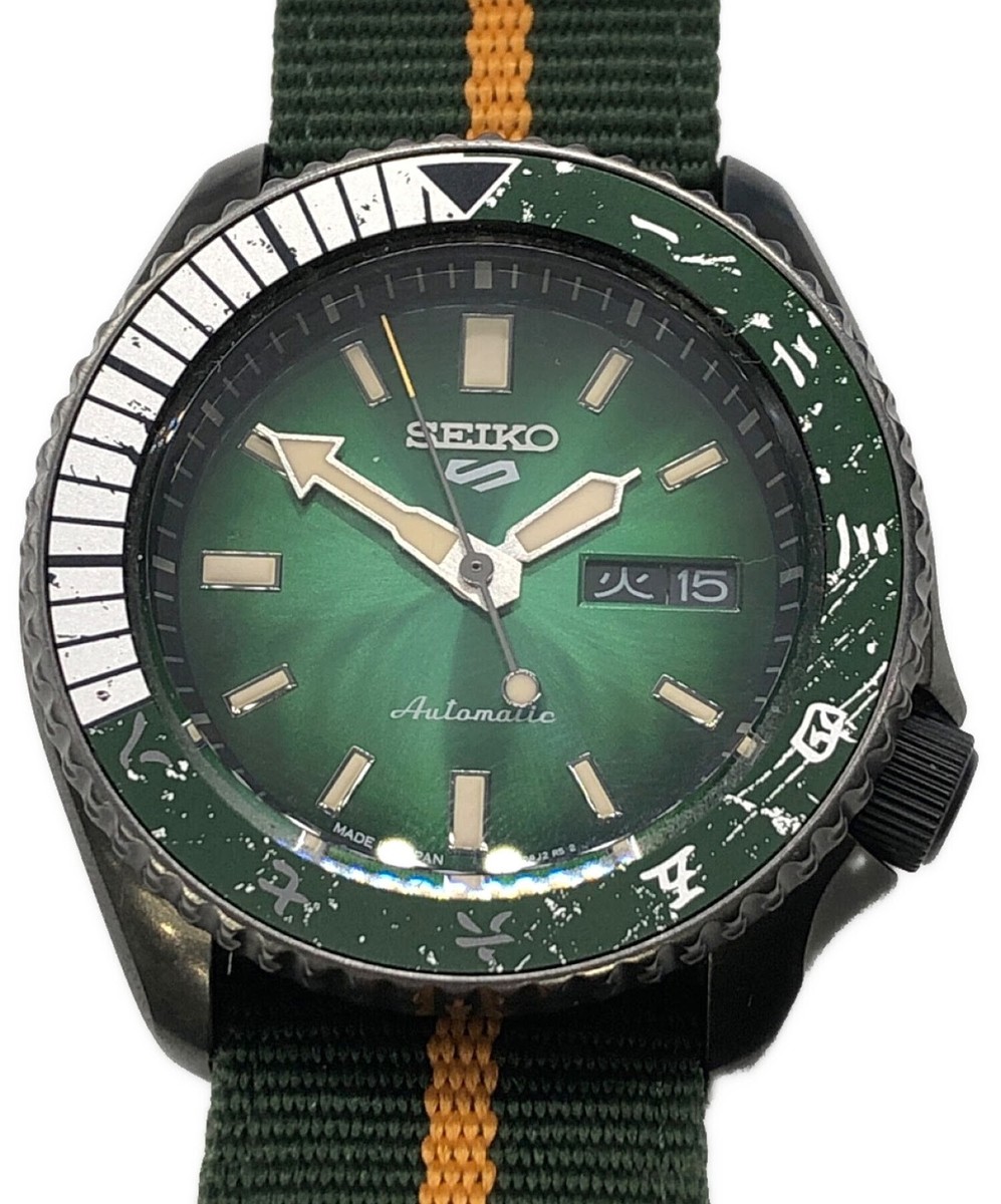 SEIKO FIVE SPORTS NARUTO&BORUTO ROCK LEE LTD MODEL Men / 4R36-09H0