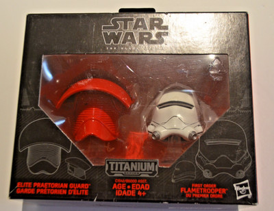 Star Wars Titanium Elite Praetorian Guard and Flametrooper Helmets 09