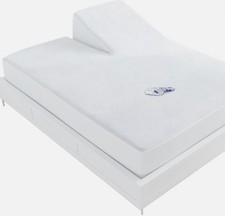 Set Of 2 - King Size  Split Head  5-Side Mattress Protector - Omniguard - New