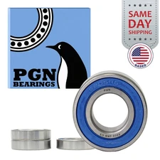 (4) 6205-2RS Premium Rubber Seal Ball Bearing C3 EMQ, 25x52x15, 6205 2RS 6205rs