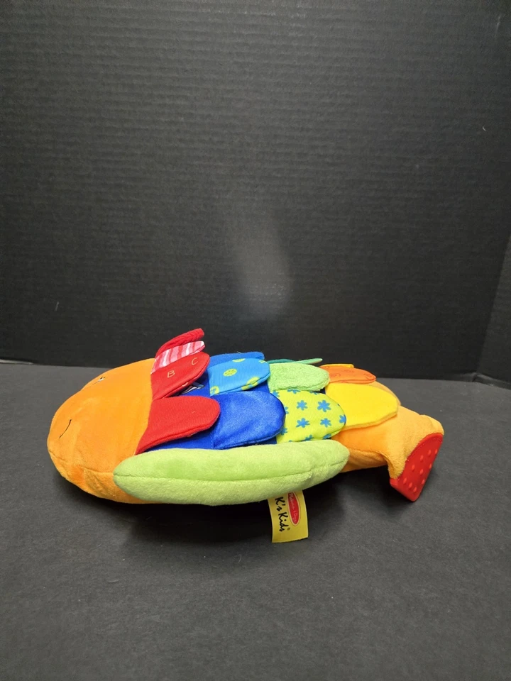 Melissa & Doug K's Kids FLIP FISH Plush Baby Sensory Learning Crinkle Toy - EUC - Image 3 of 4