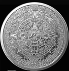 1 Oz .999 Silver Round Aztec Mayan Calendar Collectible Bullion