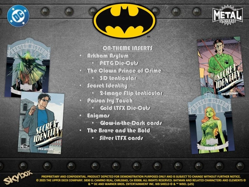 Serial # 4 - 2025 UD Skybox Metal Universe Batman - 6 Hobby Box Break #263 🔥 - Image 4 of 4