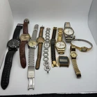 Vintage Watch Lot 11 Seiko Citizen Mens Womens Mixed Estate Parts Repair