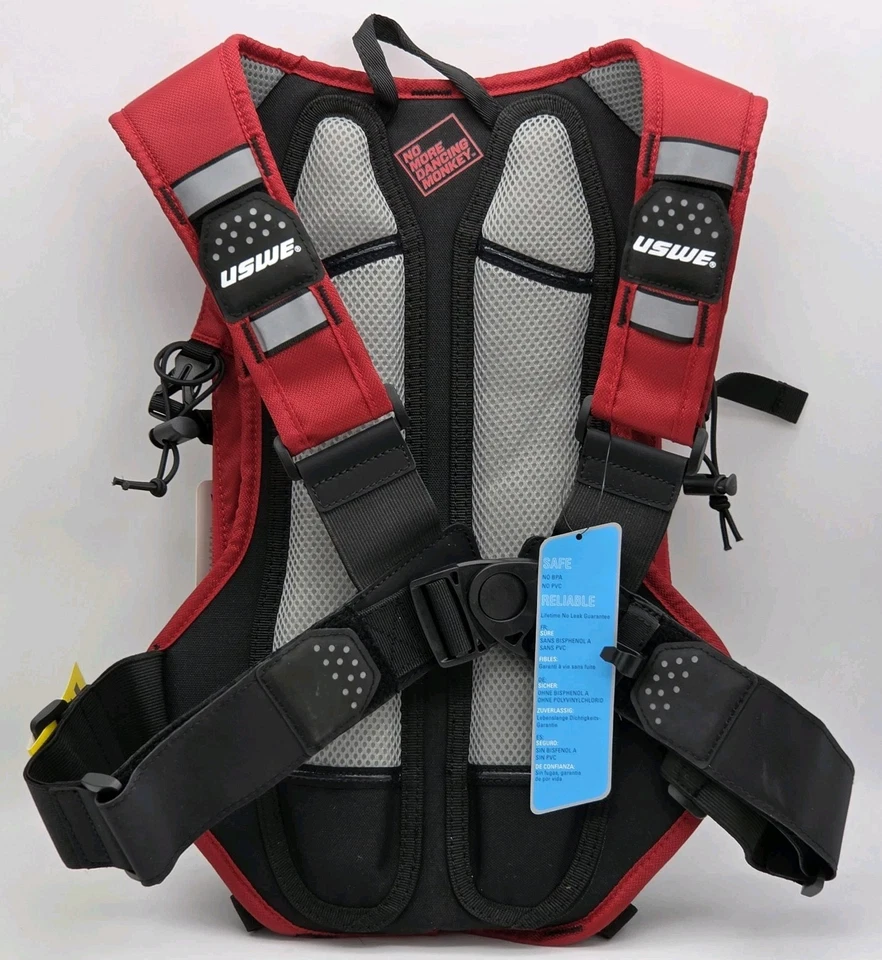 USWE Patriot 9 Hydration Pack 3L Hydrapak 6L Cargo No Dancing Monkey Harness - Image 4 of 4
