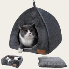 Winter Warm Cat  Dog Bed   Foldable Plush House