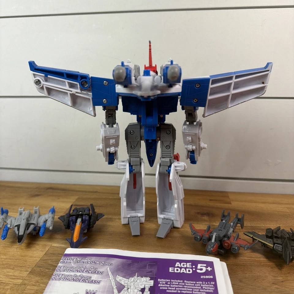 Transformers Universe Ramjet & Thunderclash +3 minicons COMPLETE 2003 Ships Fast - Image 4 of 4