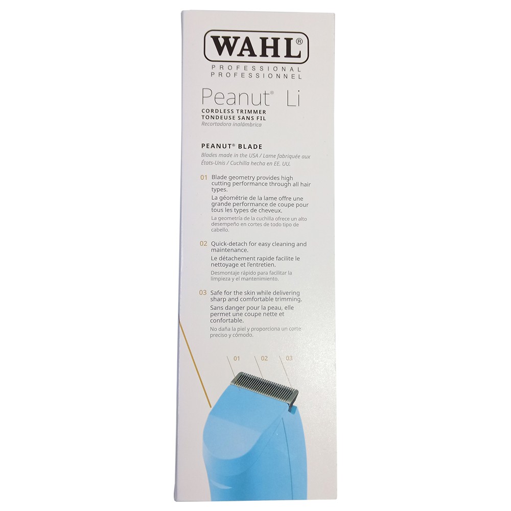 Wahl Professional Peanut Li Cordless Trimmer Blue