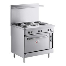36" 6-Burner Electric Range with Standard Oven - 240V, 1 Phase