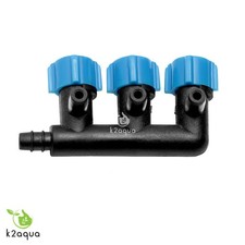 Air Flow 3 Way Control Regulators, Valve For Aquarium , Fish  Air Pump K2AQUA