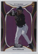 2023 Panini Chronicles Certified Mirror Purple 17/50 Nick Gonzales #43 pe8
