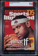 LeBron James SPORTS ILLUSTRATED ON CAMPUS Magazine March 10, 2005 PSA 9.0 CGC