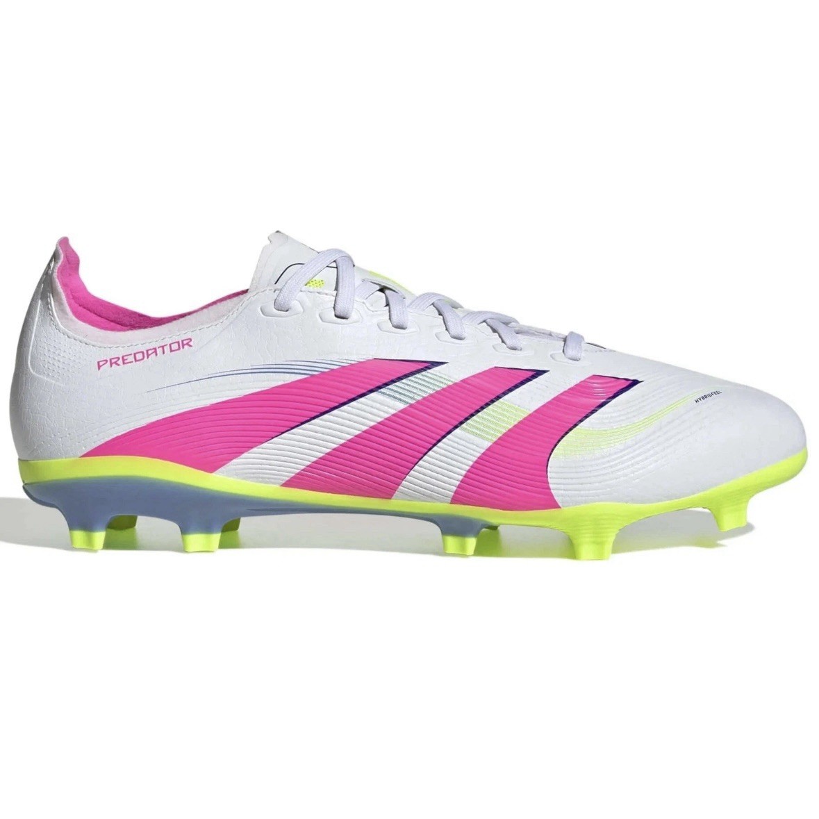 Adidas Predator League FG/MG Soccer Cleat White-Pink-Neon 