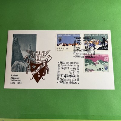 GESELLSCHAFT TRIDENTINI ALPINISTI EXCELSIOR - UMSCHLAG ERSTER TAG FDC SAMMLUNG