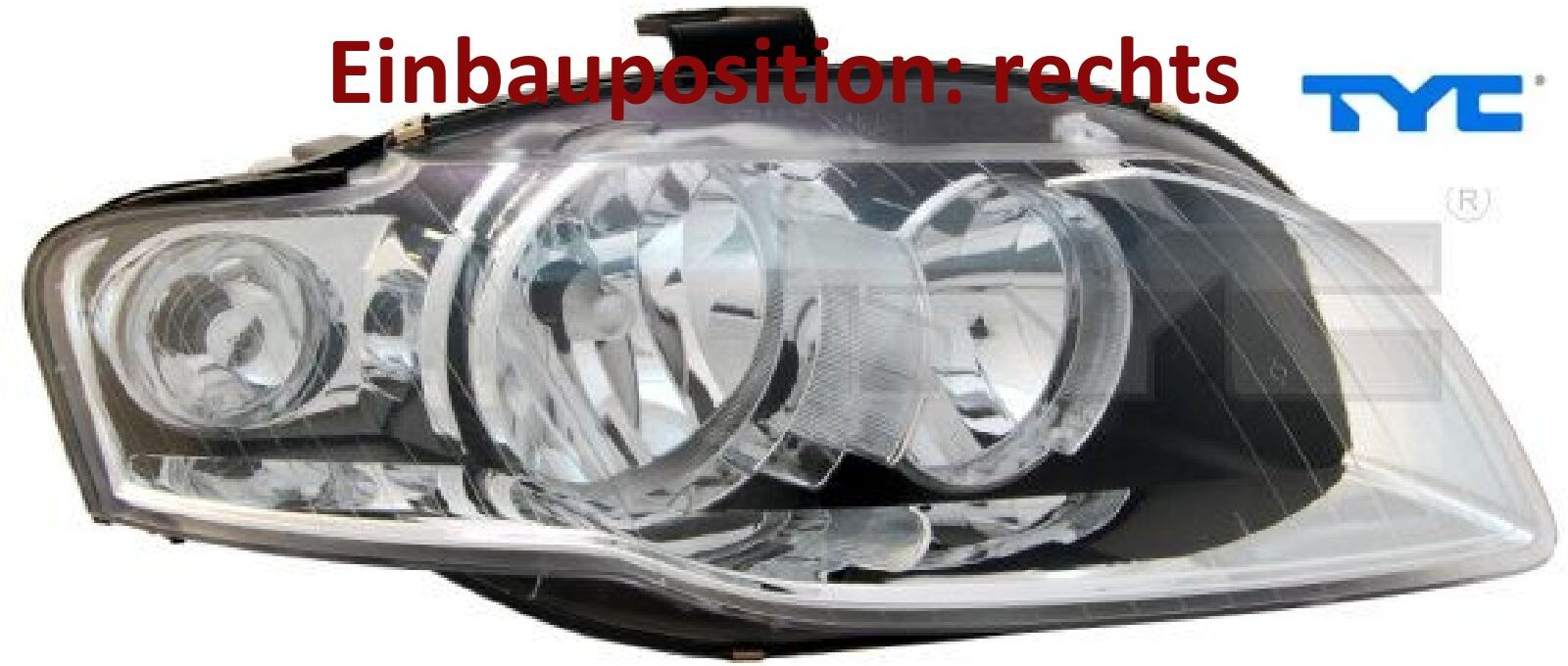 Tyc Hauptscheinwerfer [Hersteller-Nr. 20-0529-15-2] für Audi - Bild 3
