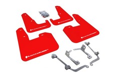 Rally Armor Red Ur Mud Flap With White Logo Fits Subaru Impreza Wrx