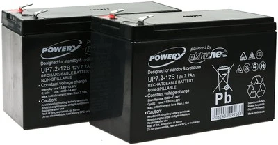 Batería de repuesto Powery para UPS APC Smart-UPS 750 12V 7,2Ah/86Wh plomo ácido negro