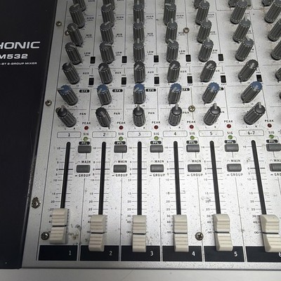 Phonic AM532 Mixer untested no power supply | eBay