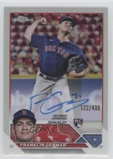 2023 Topps Chrome Rookie Refractor 122/499 Franklin German #RA-FG Auto 13dp