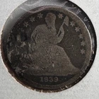 1839-O Seated Liberty Dime 90% Silver US Coin New Orleans No Stars Reverse
