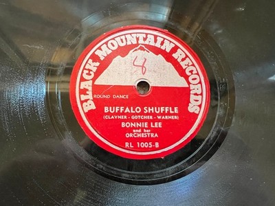 BONNIE LEE Buffalo Shuffle/Forty Years Ago BLACK MOUNTAIN RECORDS 1005 Rare! 10''