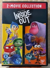 Disney Pixar's Inside Out 2-Movie Collection DVD - OPEN   REGION 2 - IMPORT 