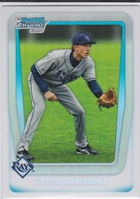 Tyler Goeddel Tampa Bay Rays 2011 Bowman Chrome Draft Prospects Refractor