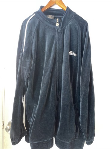 avirex velour jacket 3xl black 3xl