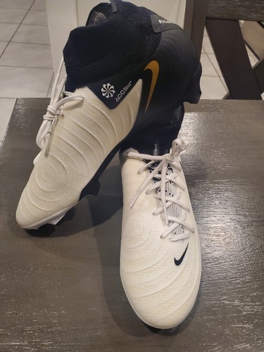 Nike Phantom Luna 2 Pro FG White/Gold Coin/Black FJ2575-100 Men's Soccer Cleats - Picture 4 of 5