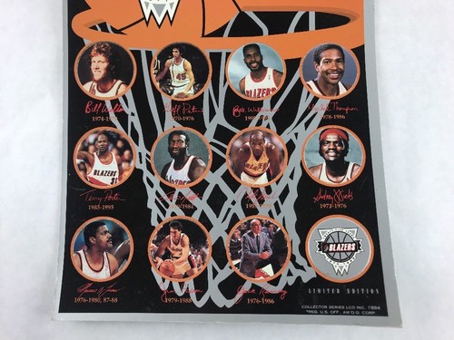 Blazers 25th Anniversary 1970 - 1995 Collectible Pogs Limited Edition 1994 - Picture 3 of 3
