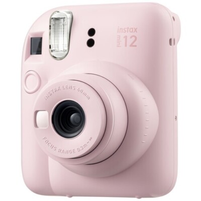 Fujifilm Instax Mini 12 Instant Print Film Camera (Blossom Pink