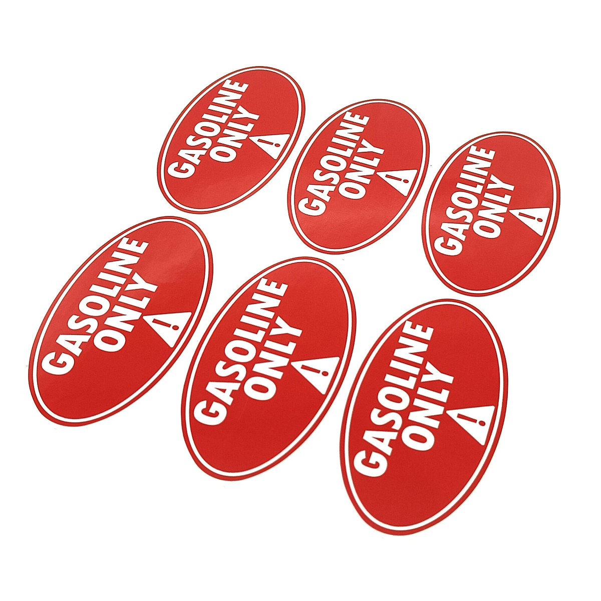 Diesel Fuel Sticker Gasoline Only Vinyl Decal Sticker Label Fuel Gas Door Label Weatherproof 6pcs Diesel Stickers For Fuel Tank