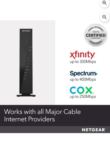 NETGEAR AC1750 cable wifi módem router c6300 - Imagen 1 de 2