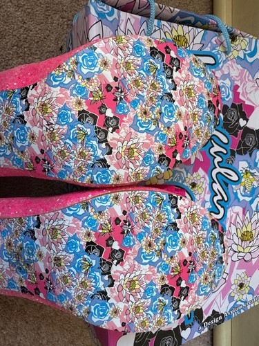 Rosa Brillo Irregular Elección "Ban Joe" Zapatos Talla UK 8 EU 42 - Imagen 9 de 12