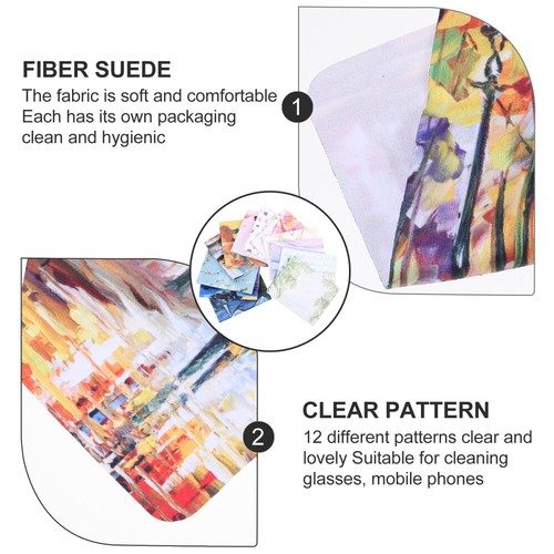 12 Pcs Glasses Cleaning Cloth Microfiber Towels for Car Cloths eBay