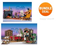 Playmobil Sets 70894 Esszimmer 70897 Lounge mit Kamin Puppenhaus Neu ohne Karton
