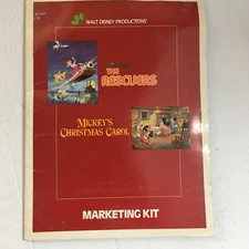 Walt Disney Mickey's Christmas Carol Marketing Press Kit 1983