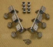 WJ-15CR Chrome Wilkinson Vintage Style 3+3 Strip Tuner Guitar Keys Lap Steel