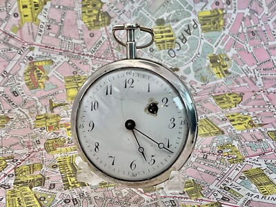 Rod France 1790 . Silver . Conoid . POCKET WATCH.