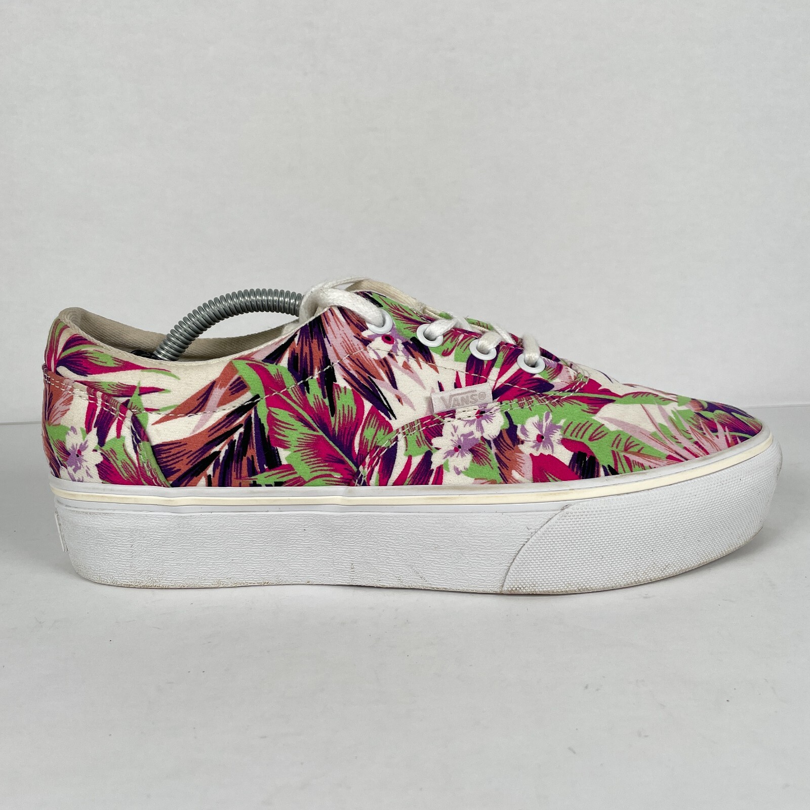 Vans Doheny Platform Sneakers Womens Size Floral Hawaiian Lace