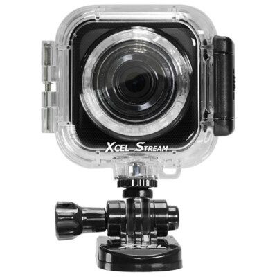 Xcel Stream Sport Edition Camera Wifi HD Wide Angle Remote Photo Recorder Black