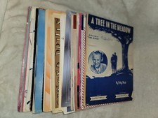 Collection Vintage Used Piano Sheet Music Books Lot of 50