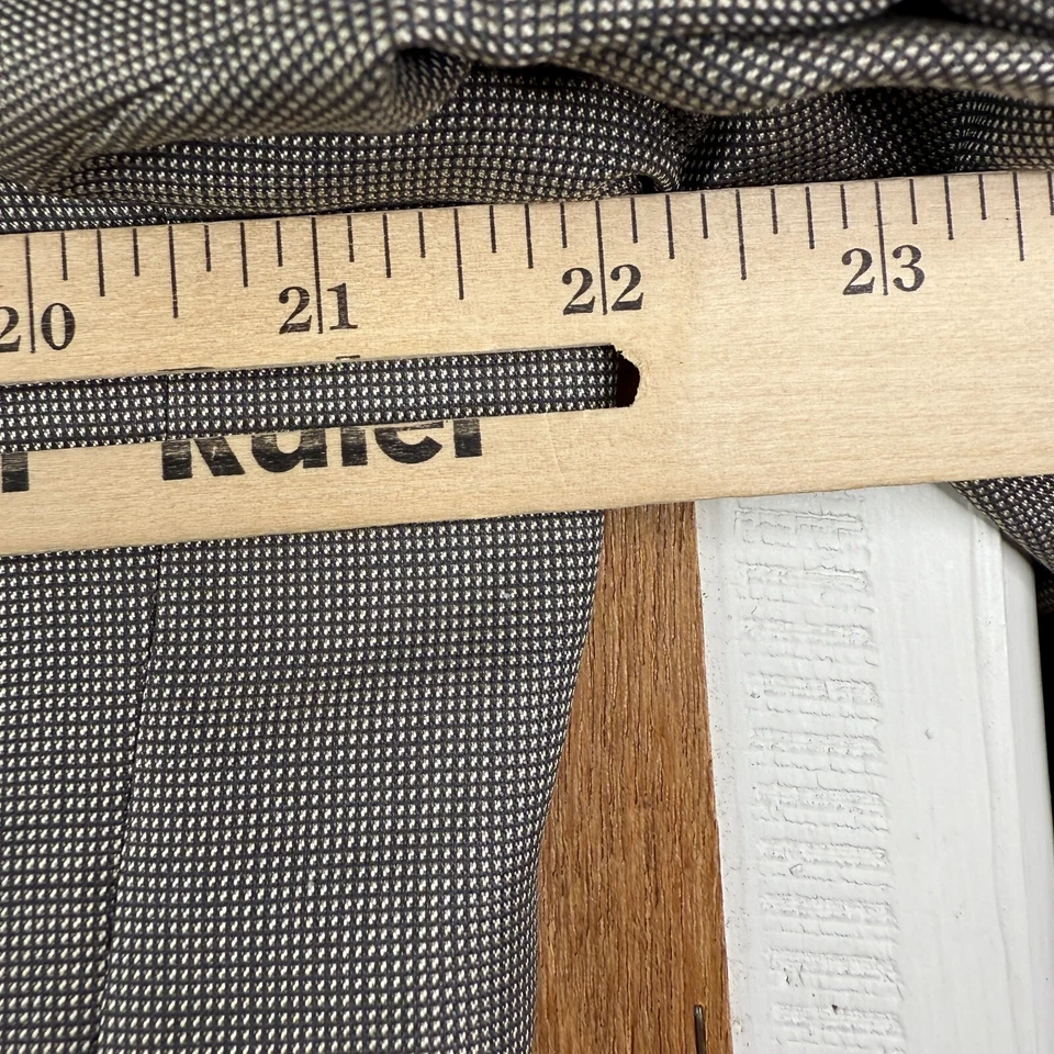 Tasso Elba Suit Mens 42L Tan 2 Button Wool Silk Blend Macys Pants 34x31 Flat - Image 3 of 4